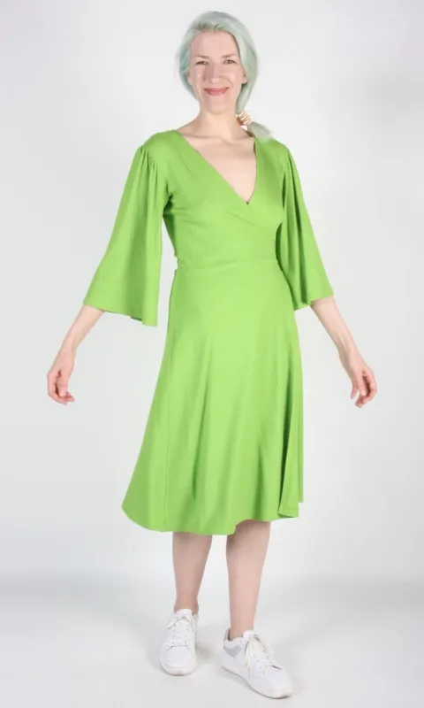 Palmcreeper Dress - Lime made by Birds of North America