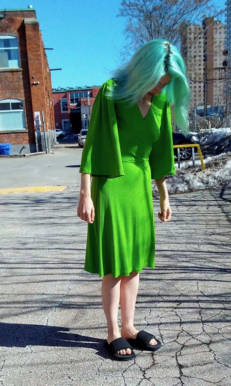Palmcreeper Dress - Lime sold by Birds of North America product image thumbnail 4