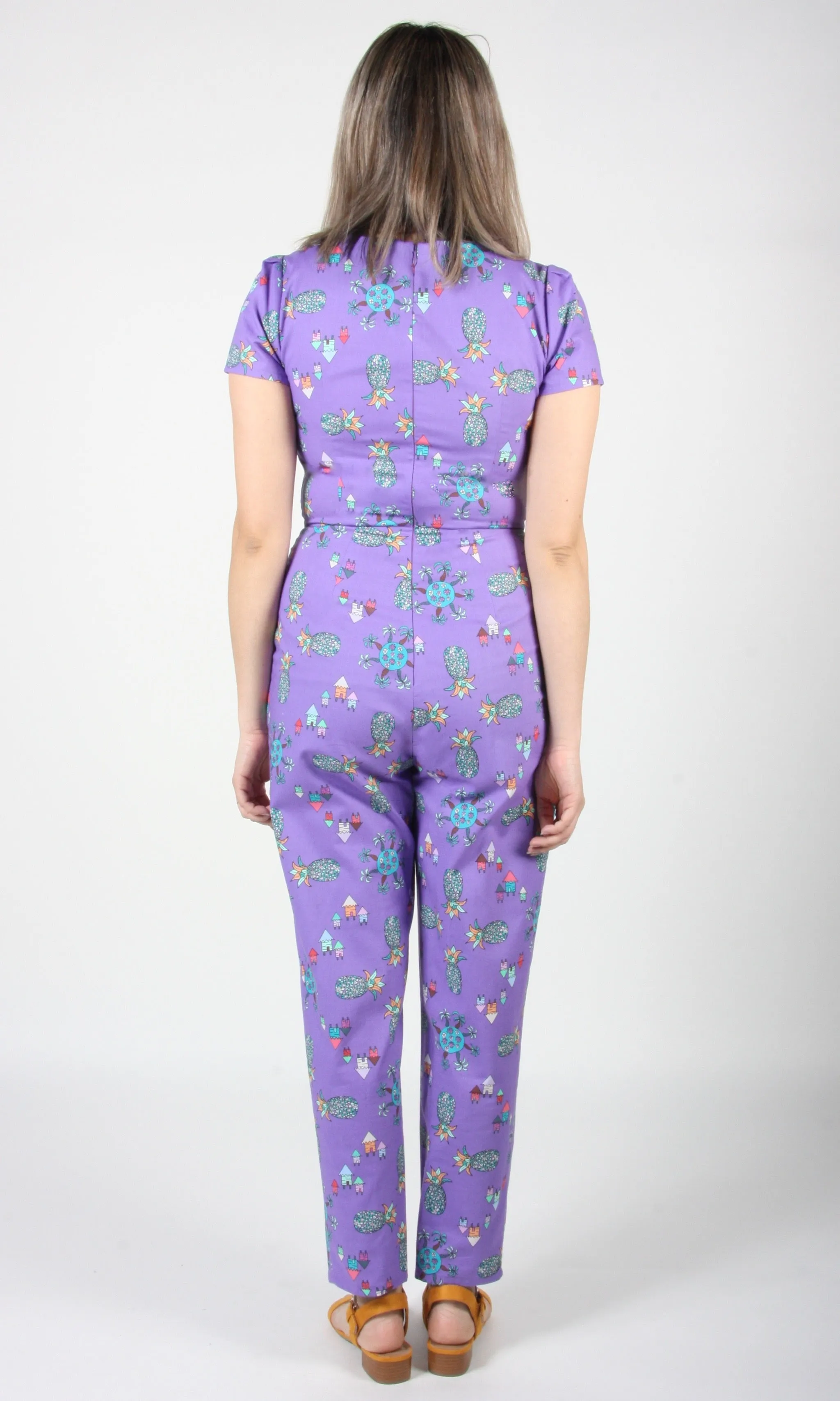 Auk Jumpsuit - Purple Pineapple Party sold by Birds of North America product image thumbnail 3