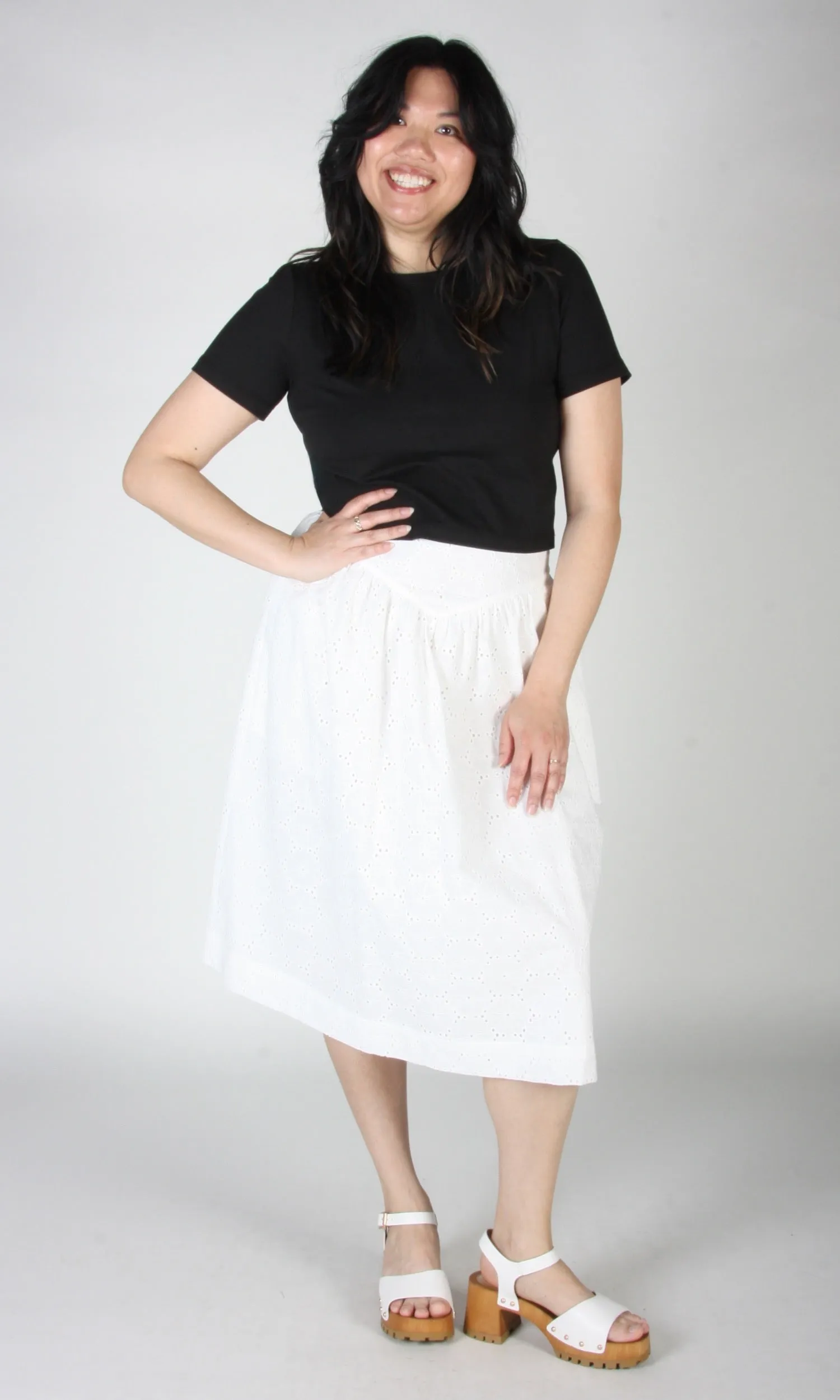 Hermit Thrush Skirt - White sold by Birds of North America product image thumbnail 3