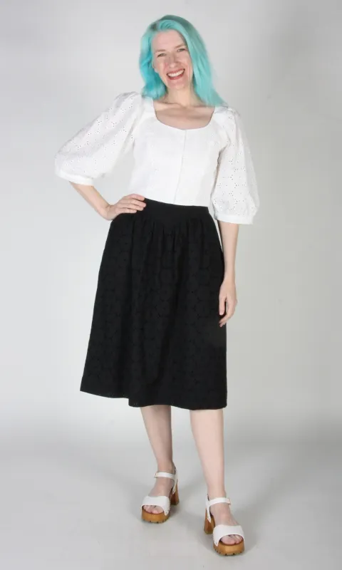 Esmerillon Top - White made by Birds of North America