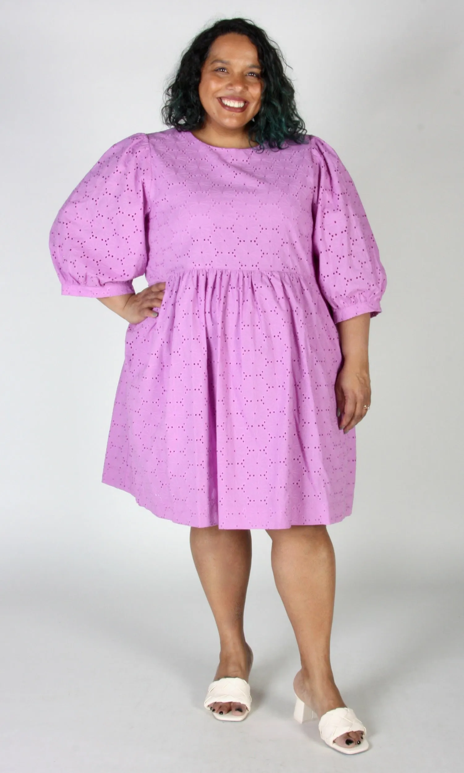 Bluebonnet Dress - Ube sold by Birds of North America product image thumbnail 3