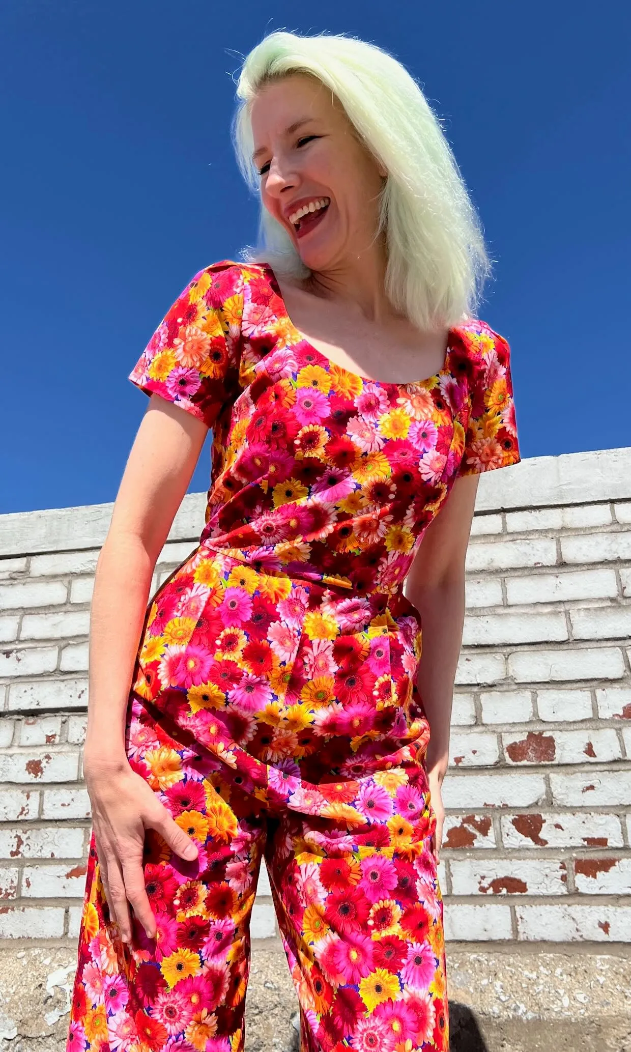 Whinchat Jumpsuit - Petal Party sold by Birds of North America product image thumbnail 5