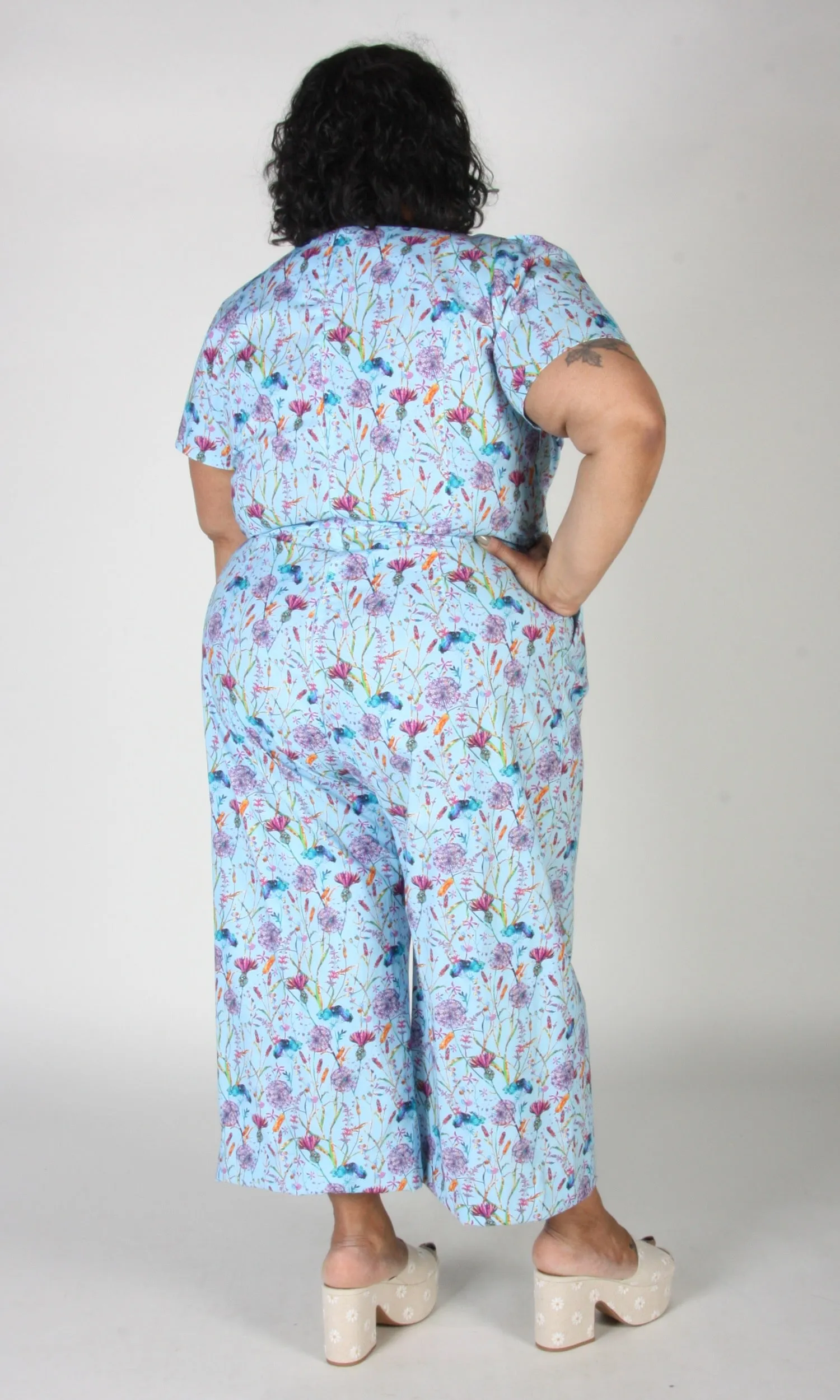 Whinchat Jumpsuit - Flower Toss sold by Birds of North America product image thumbnail 4