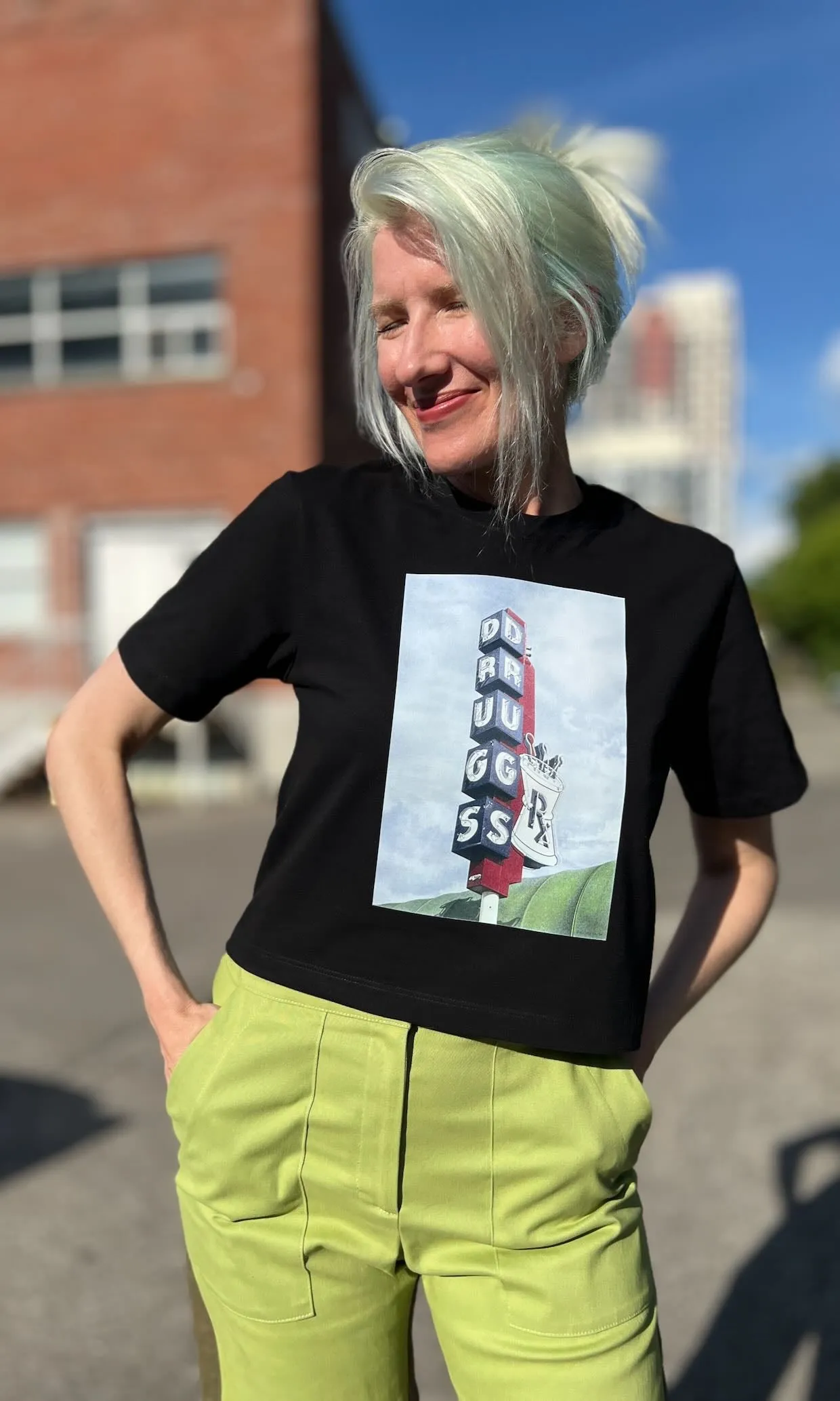 'Langford Pharmacy' Tee sold by Birds of North America product image thumbnail 4