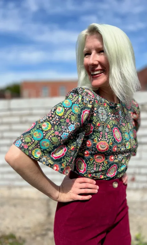 Peahen Top - Maud sold by Birds of North America