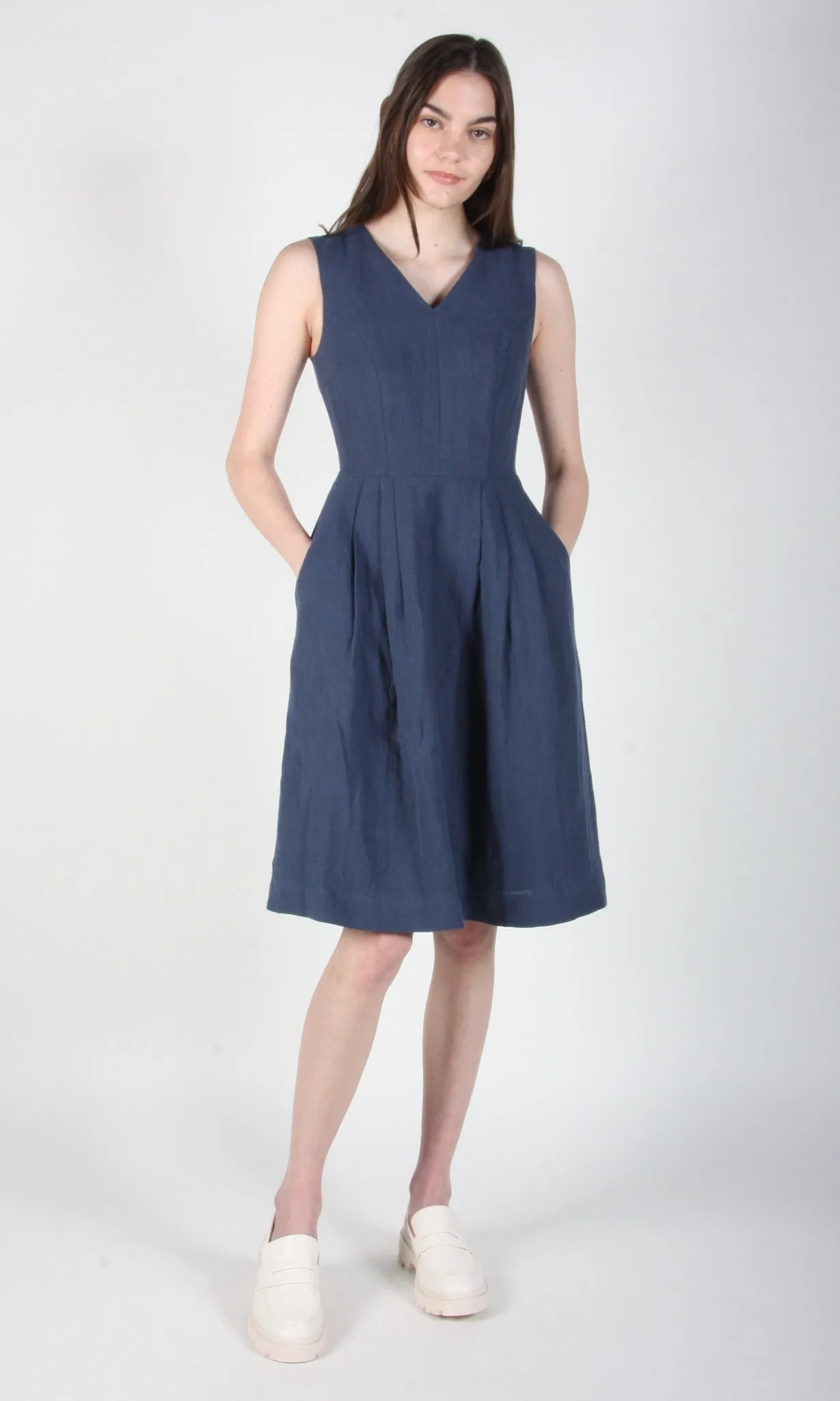 Tammie Norrie Dress - Indigo sold by Birds of North America product image thumbnail 2
