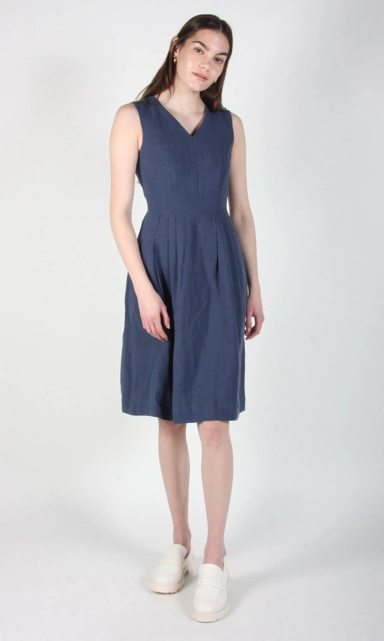Tammie Norrie Dress - Indigo sold by Birds of North America