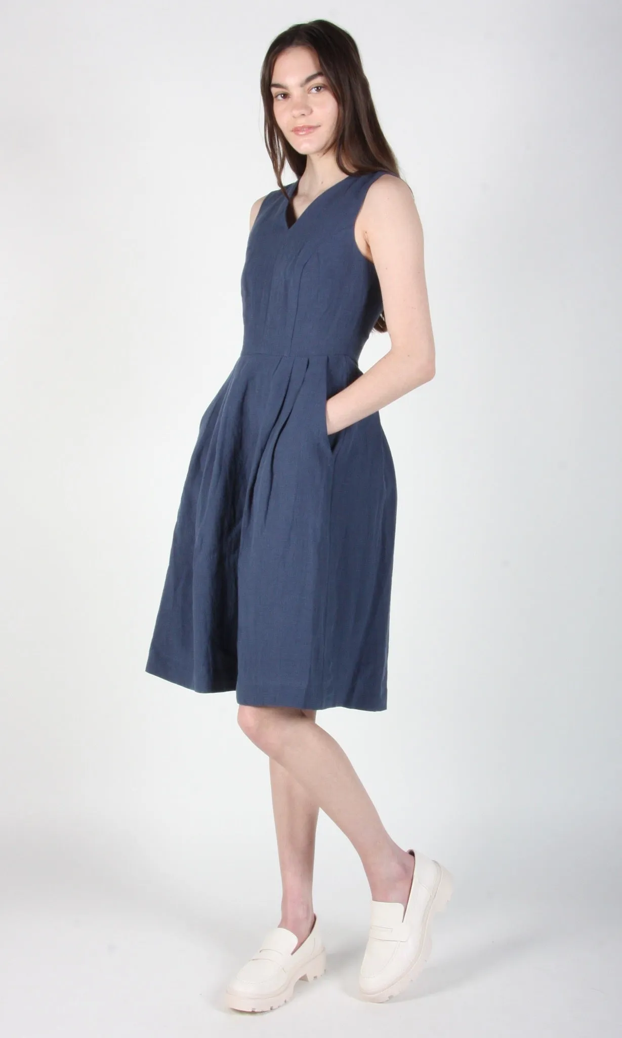 Tammie Norrie Dress - Indigo sold by Birds of North America product image thumbnail 3