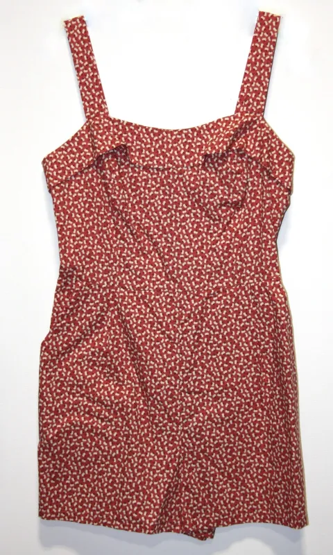 RN1106 - 10 - Kiwi Romper - Spice Cotton made by Birds of North America