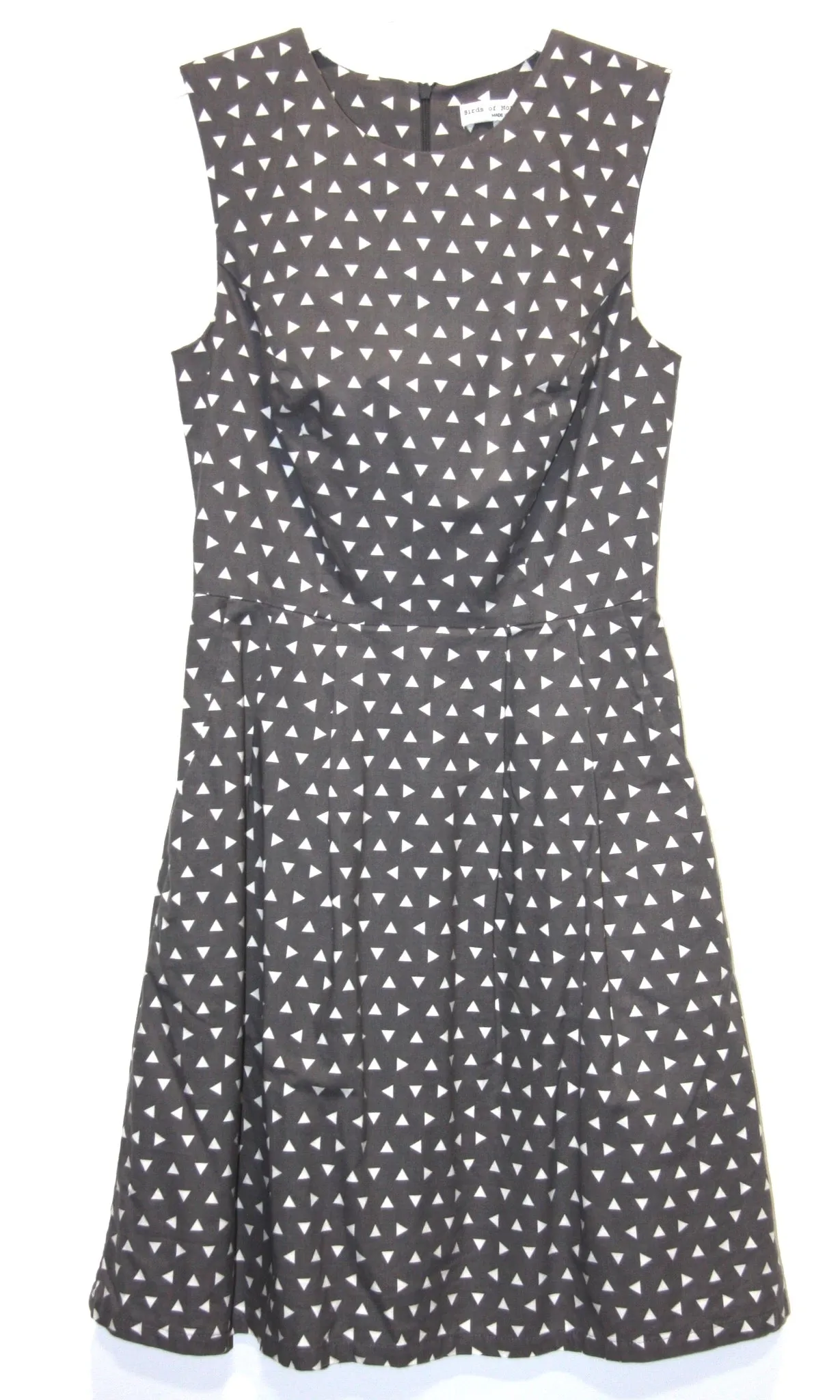 RN1059 - 6 - Antbird Dress - Grey Triangles sold by Birds of North America