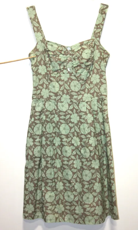 RN1058 - 6 - Bouvreuil Dress - Verdigris Mallow sold by Birds of North America