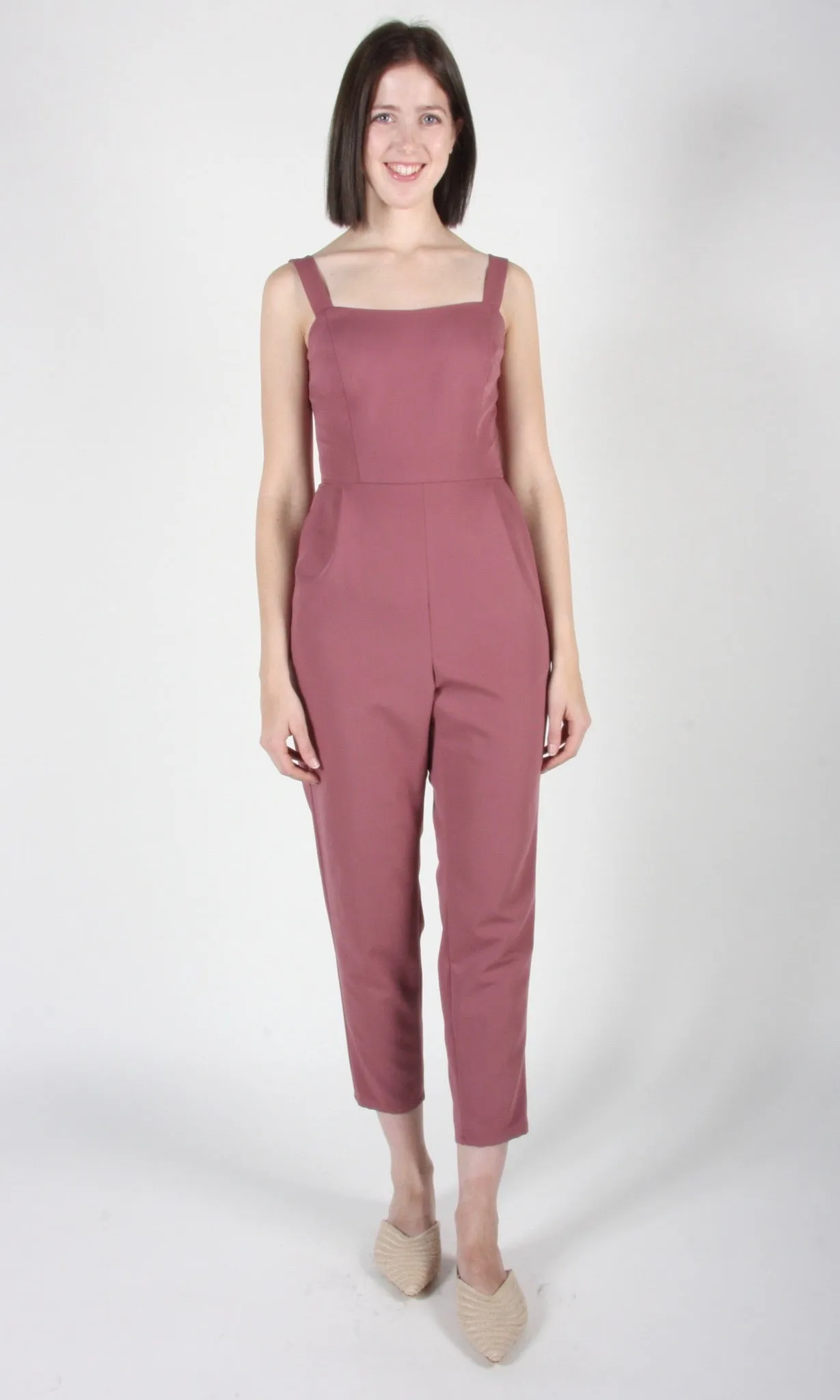 RN1089 - 10 - Crossbill Jumpsuit - Dusty Rose sold by Birds of North America product image thumbnail 3