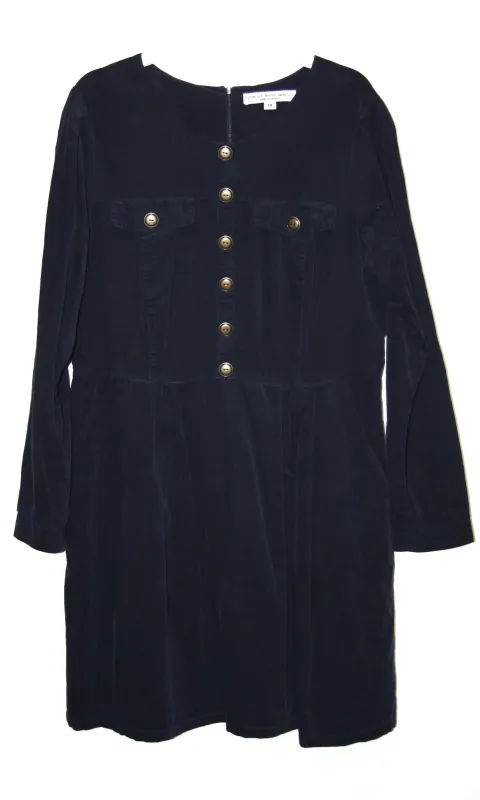 RN1177 - 14 - Jacobin Dress - Navy sold by Birds of North America