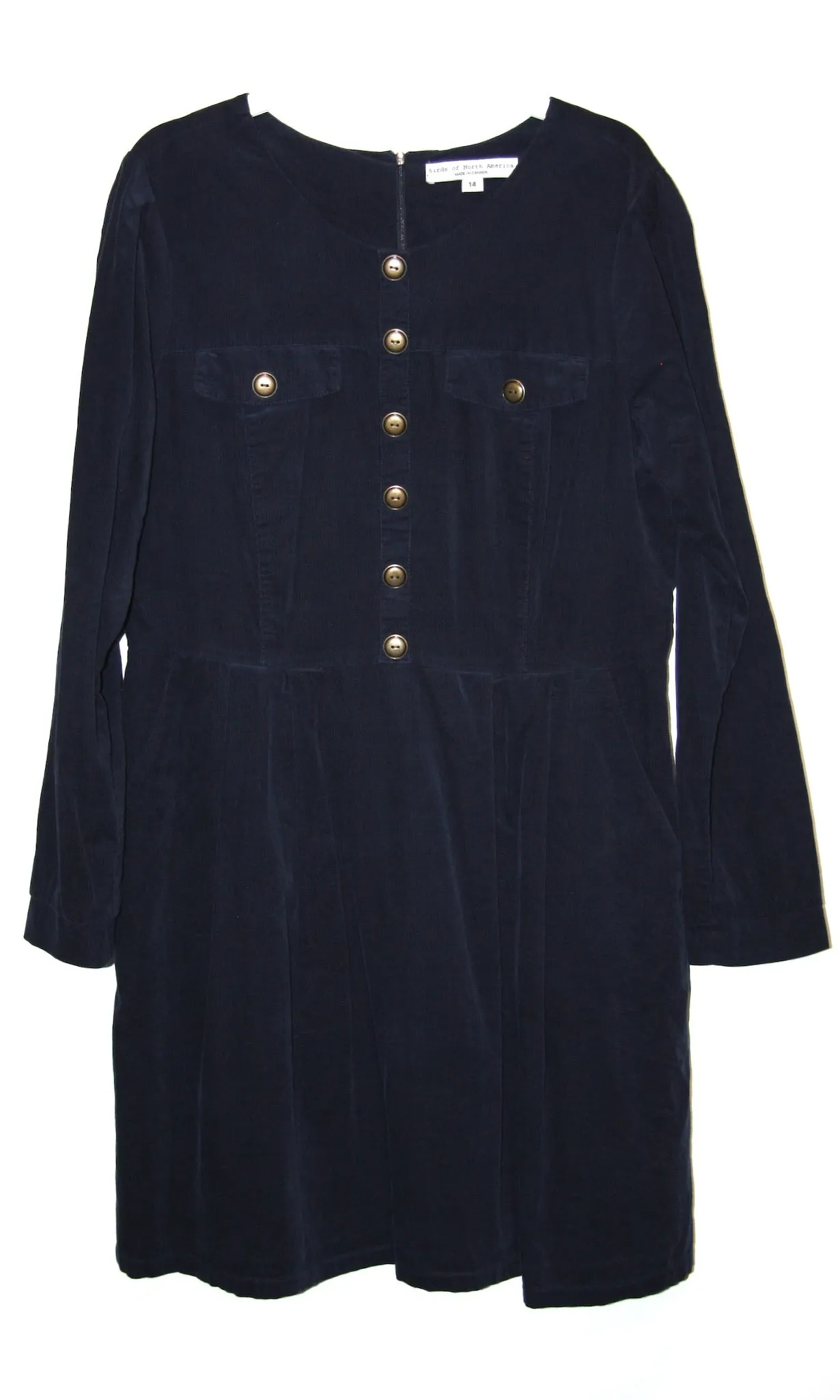 RN1177 - 14 - Jacobin Dress - Navy sold by Birds of North America