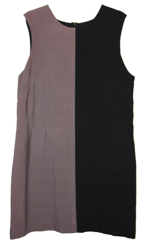RN1154 - 14 - Vanga Dress - Black and Taupe made by Birds of North America