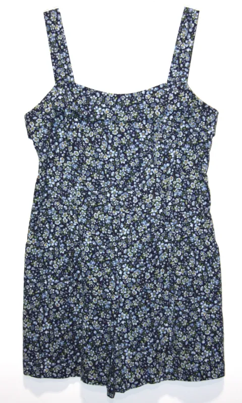 RN1146 - 12 - Kiwi Romper - Forget Me not made by Birds of North America