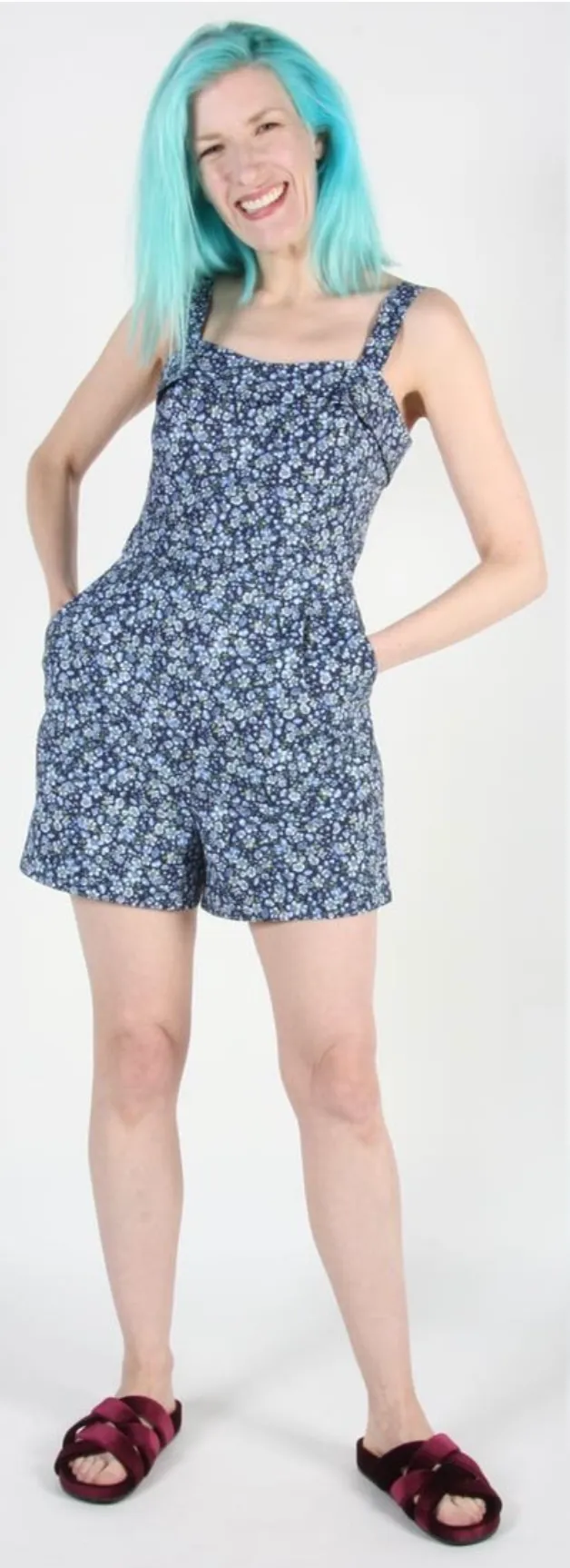 RN1146 - 12 - Kiwi Romper - Forget Me not sold by Birds of North America product image thumbnail 3