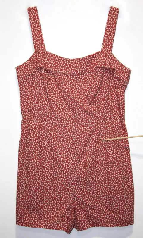 RN1143 - 12 - Kiwi Romper - Spice Cotton made by Birds of North America