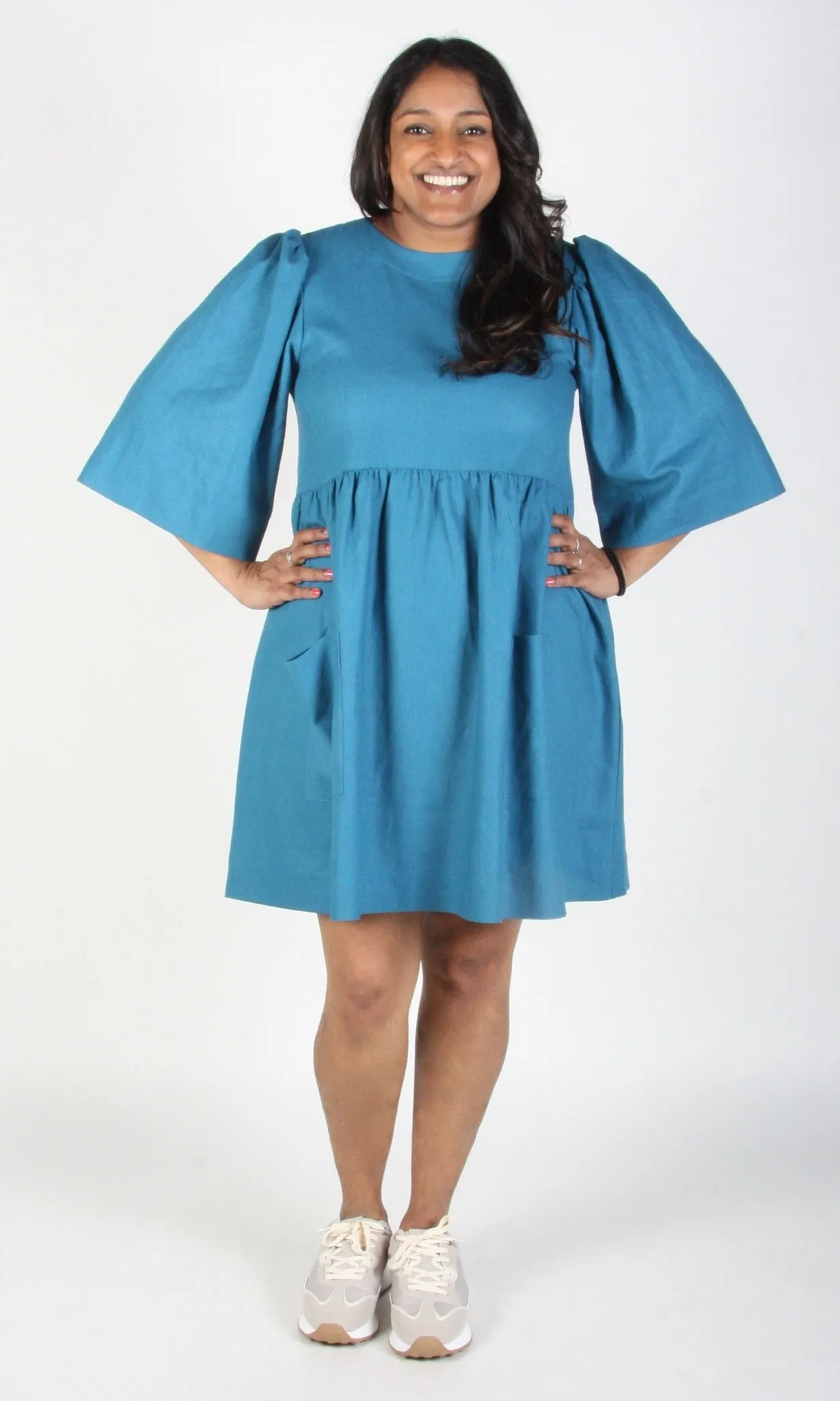 RN1228 - S - Chimney Swift Dress - Ocean sold by Birds of North America product image thumbnail 5
