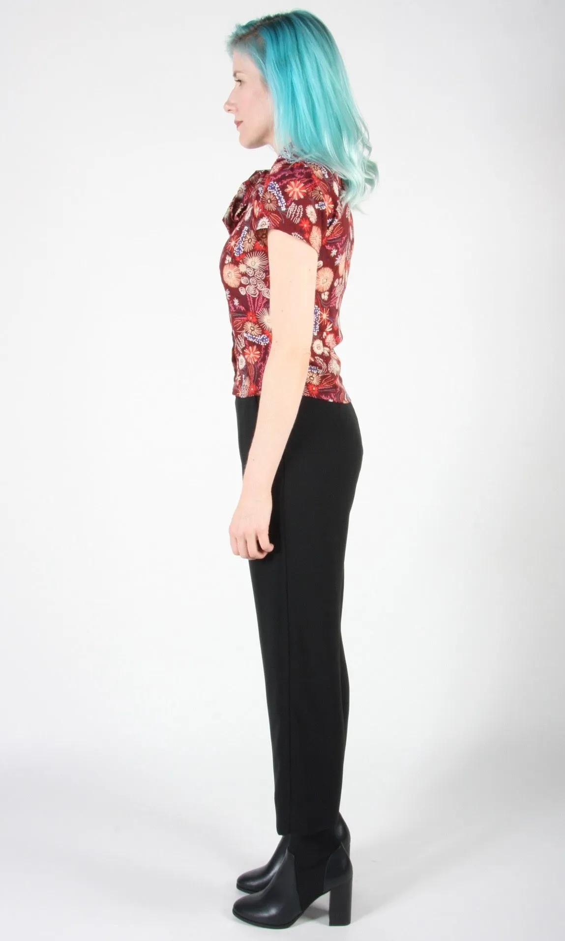 RN1193 - 16 - Catbird Top - Burgundy Flowerburst sold by Birds of North America product image thumbnail 5