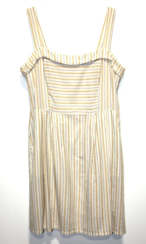 RN1276 - 16 - Courlis Dress - Ivory Stripe sold by Birds of North America