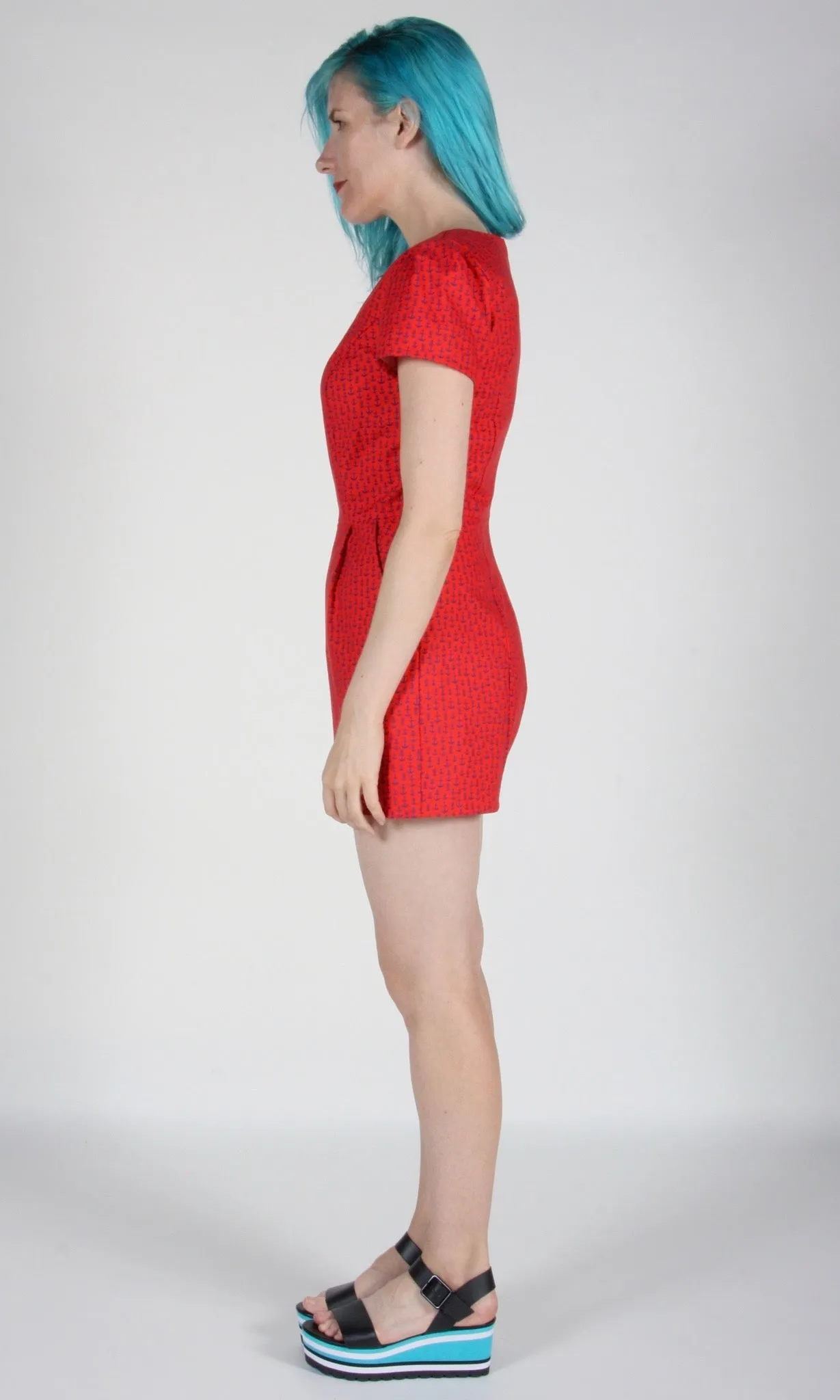 RN1268 - 8 - Silverbill Romper - Red Anchors sold by Birds of North America product image thumbnail 5