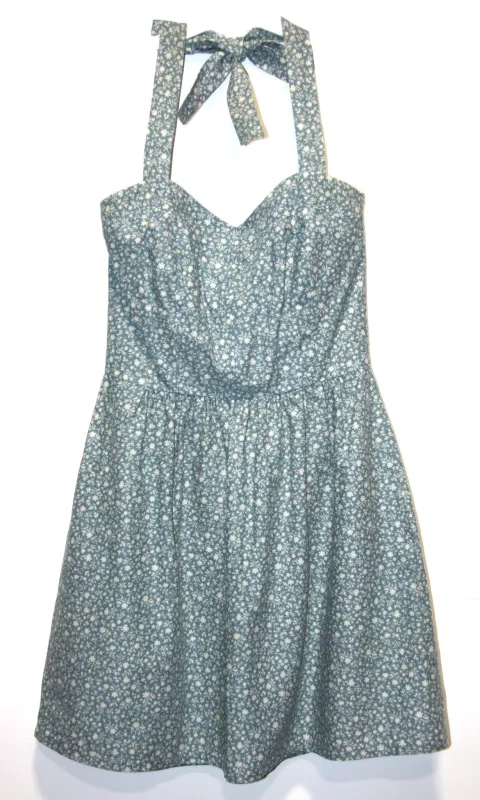 RN1259 - 8 - Chachalaca Dress - Blue Floral sold by Birds of North America