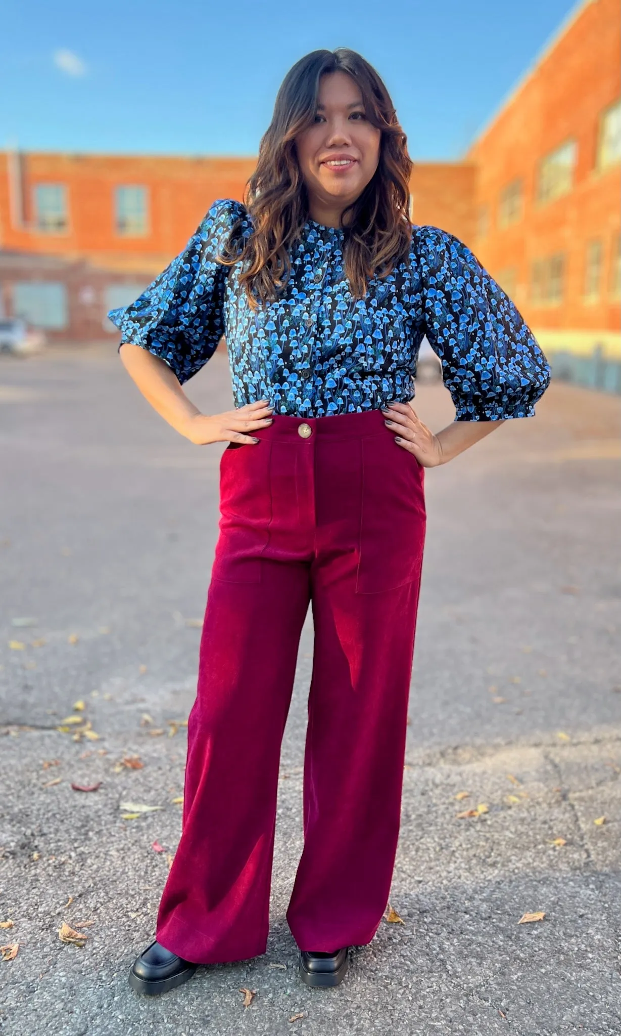 Serin Blouse - Shroominescence sold by Birds of North America product image thumbnail 3