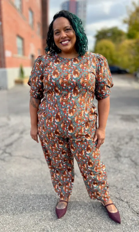 Brambling Jumpsuit - Hare Berry made by Birds of North America