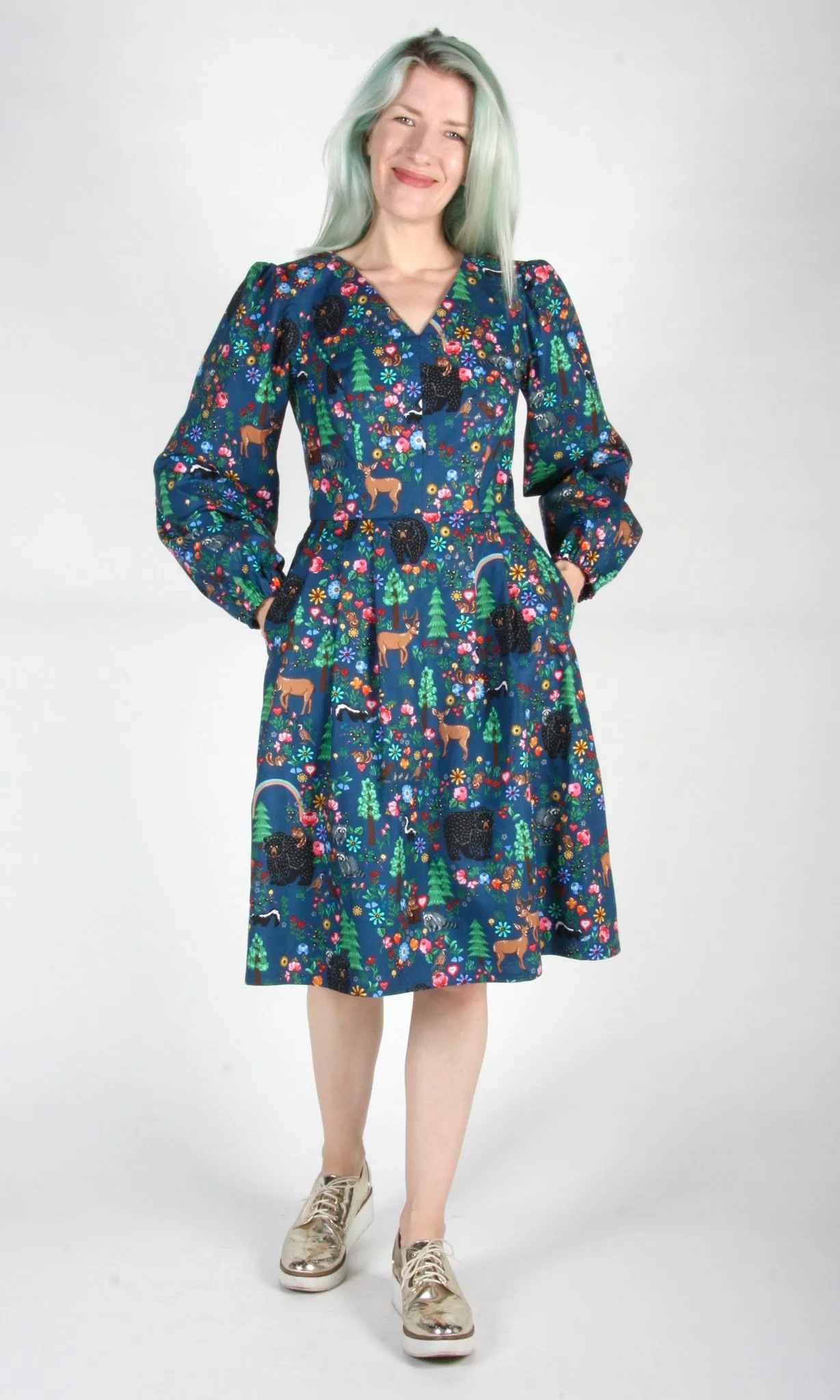 RN1271 - 16 - Yellowhammer Dress - Redwood Meadow sold by Birds of North America product image thumbnail 5