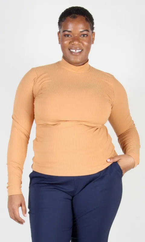 Bluethroat Top - Caramel made by Birds of North America