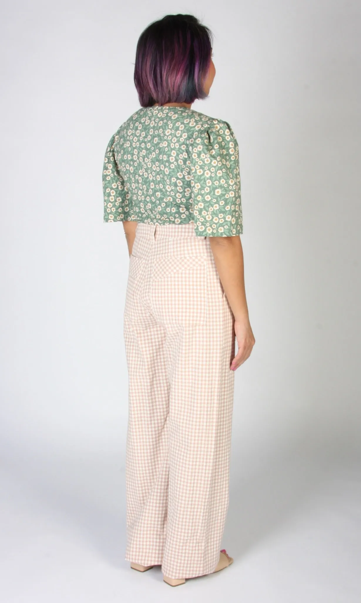 Gannet Pant - Peach Gingham sold by Birds of North America product image thumbnail 5