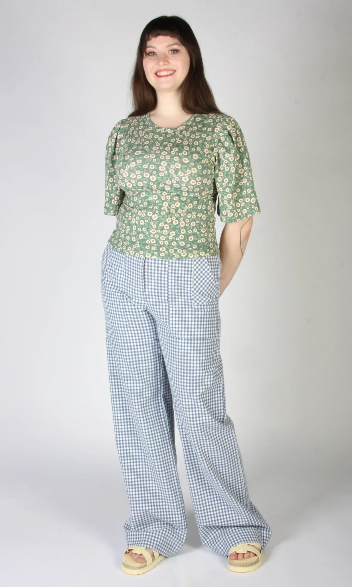 Peahen Top - Flower Drift sold by Birds of North America