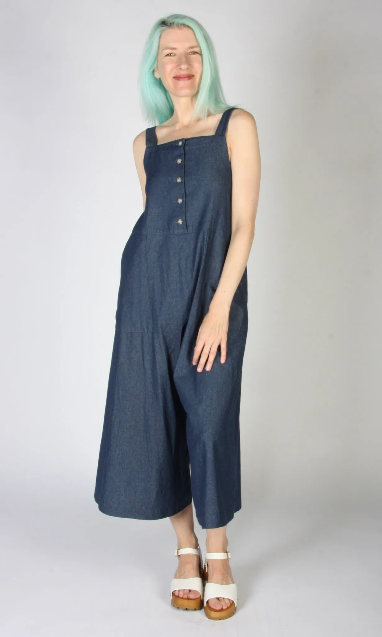 Firecrest Jumpsuit - Dark Wash sold by Birds of North America product image thumbnail 3