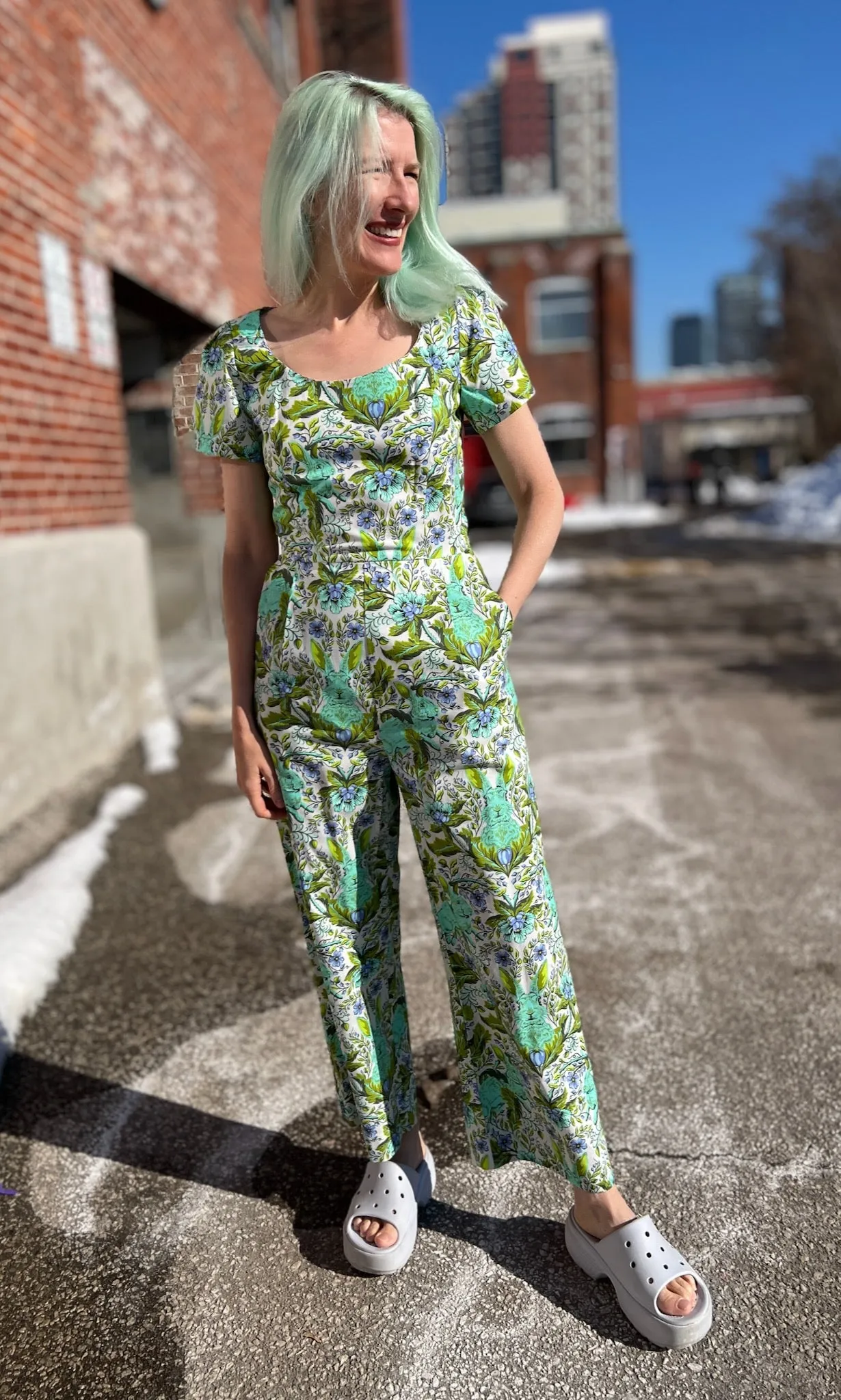 Whinchat Jumpsuit - Bunny Rush sold by Birds of North America product image thumbnail 5