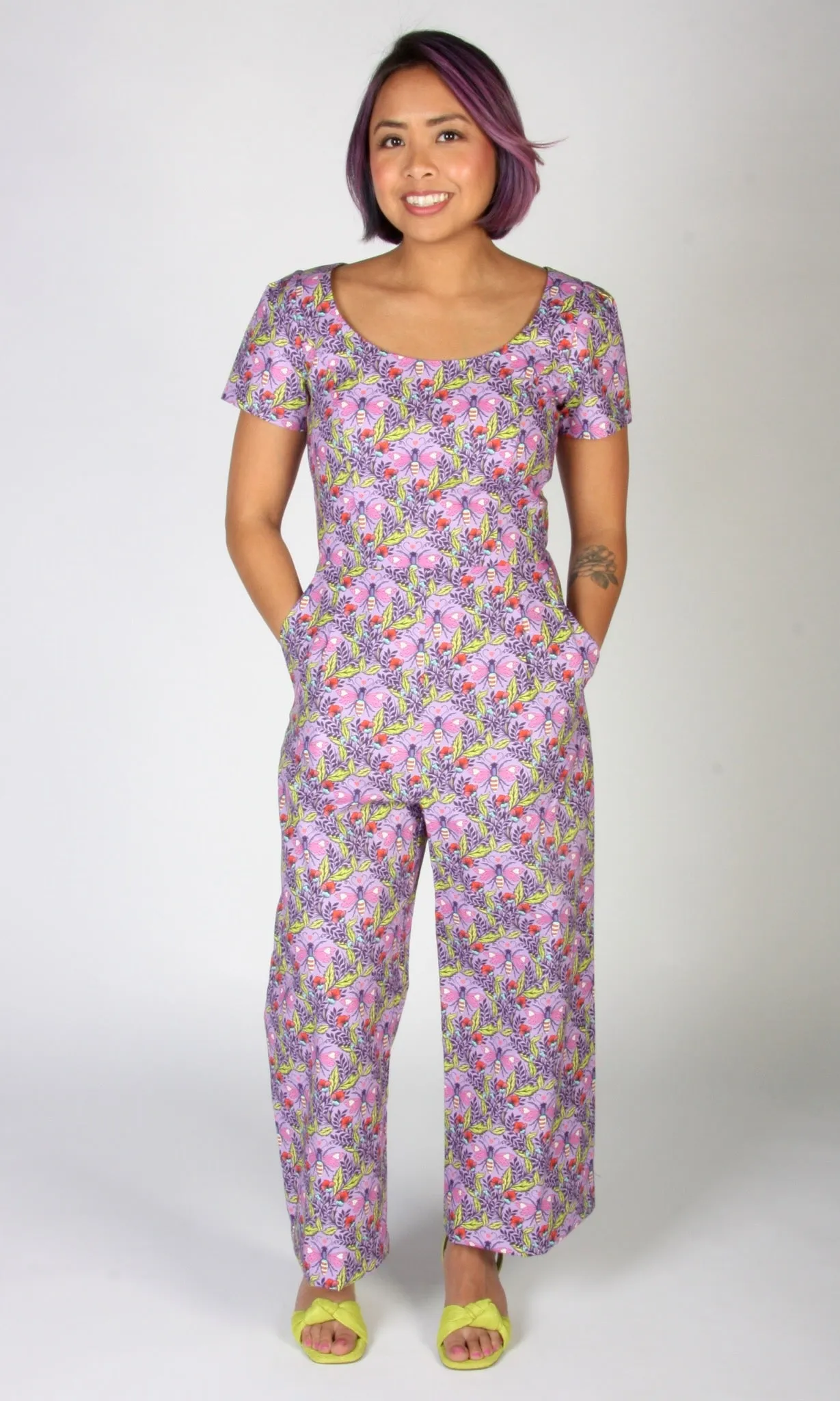 Whinchat Jumpsuit - Love Bugs sold by Birds of North America
