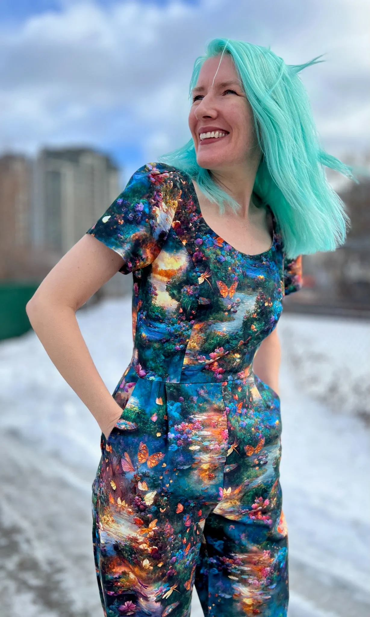 Whinchat Jumpsuit - Damselfly sold by Birds of North America product image thumbnail 2