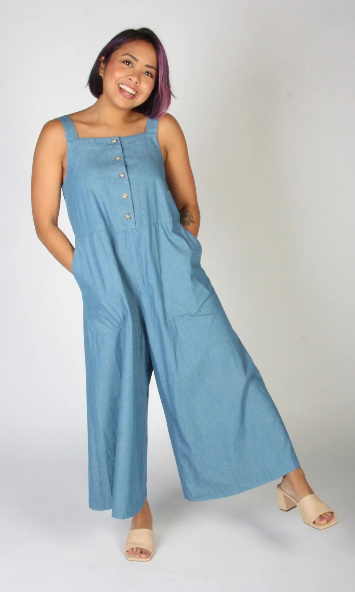 SS522 - 3X - Firecrest Jumpsuit - Medium Wash sold by Birds of North America product image thumbnail 4