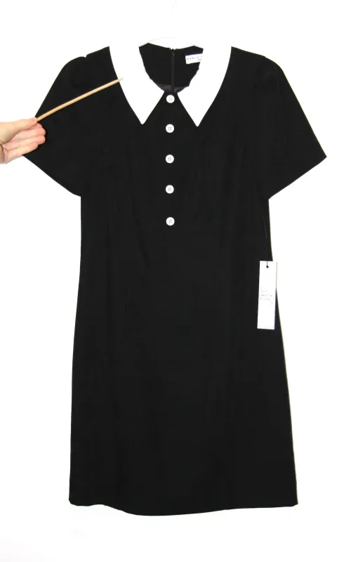 SS519 - 4 - Peep Dress - Black made by Birds of North America