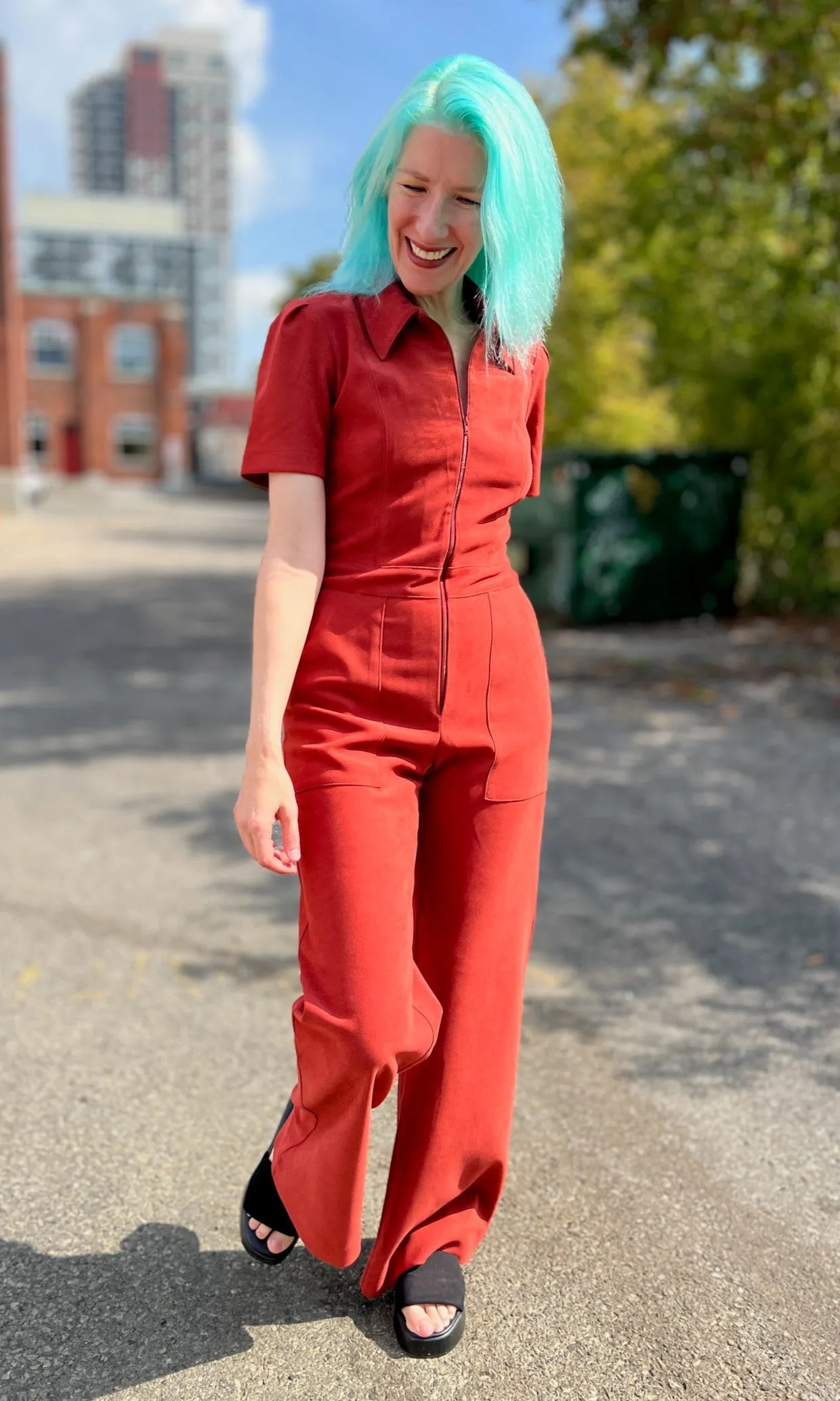 SS507 - 2 - Tyrannulet Jumpsuit - Red Clay sold by Birds of North America product image thumbnail 5