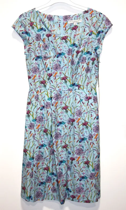 SS563 - 4 - Gallinule Dress - Flower Toss made by Birds of North America