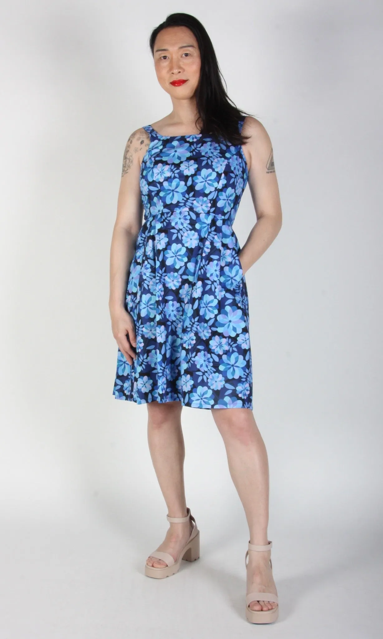 SS561 - 6 - Reedbird Dress - Larkspur sold by Birds of North America product image thumbnail 4