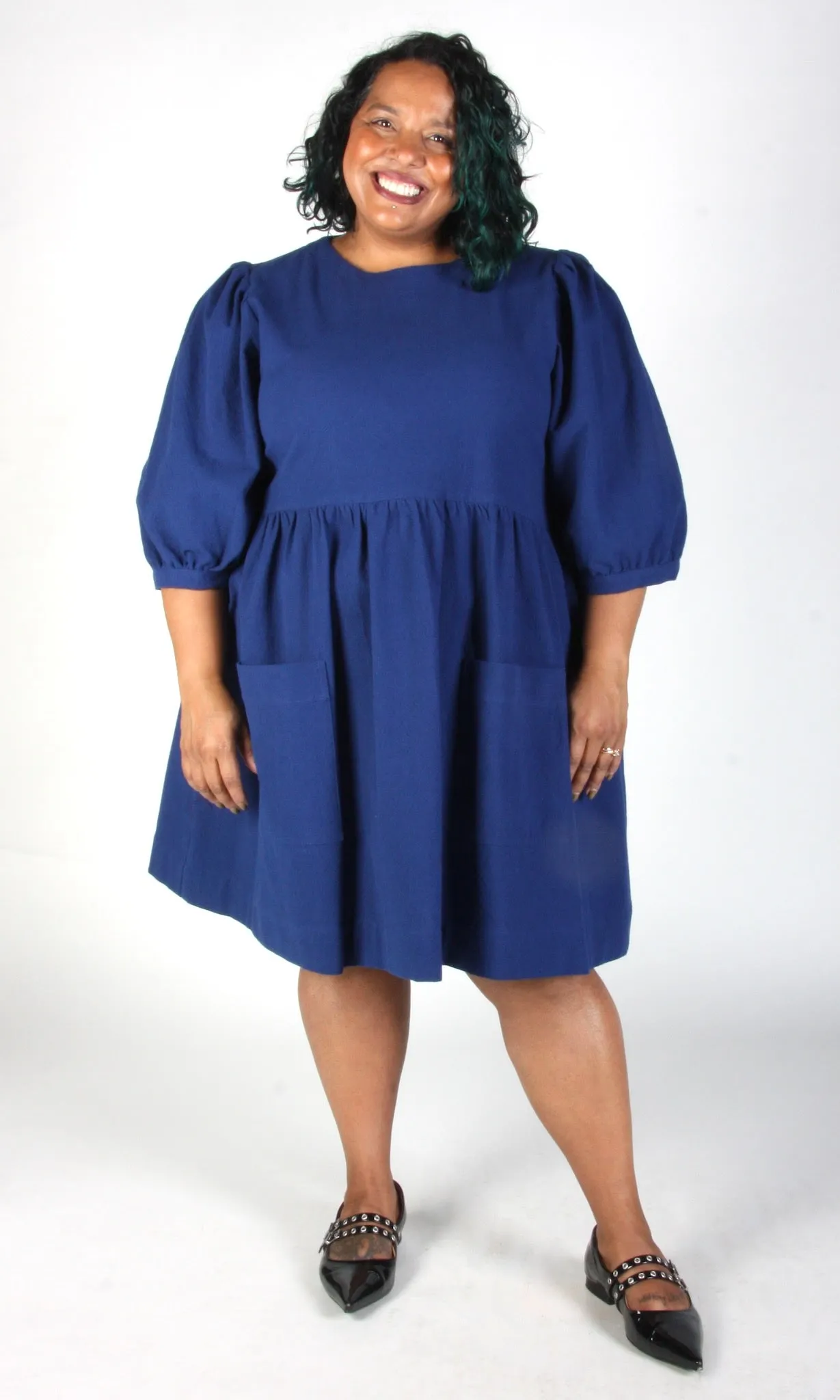 SS550 - 2X - Flowerpiercer Dress - Royal sold by Birds of North America product image thumbnail 4