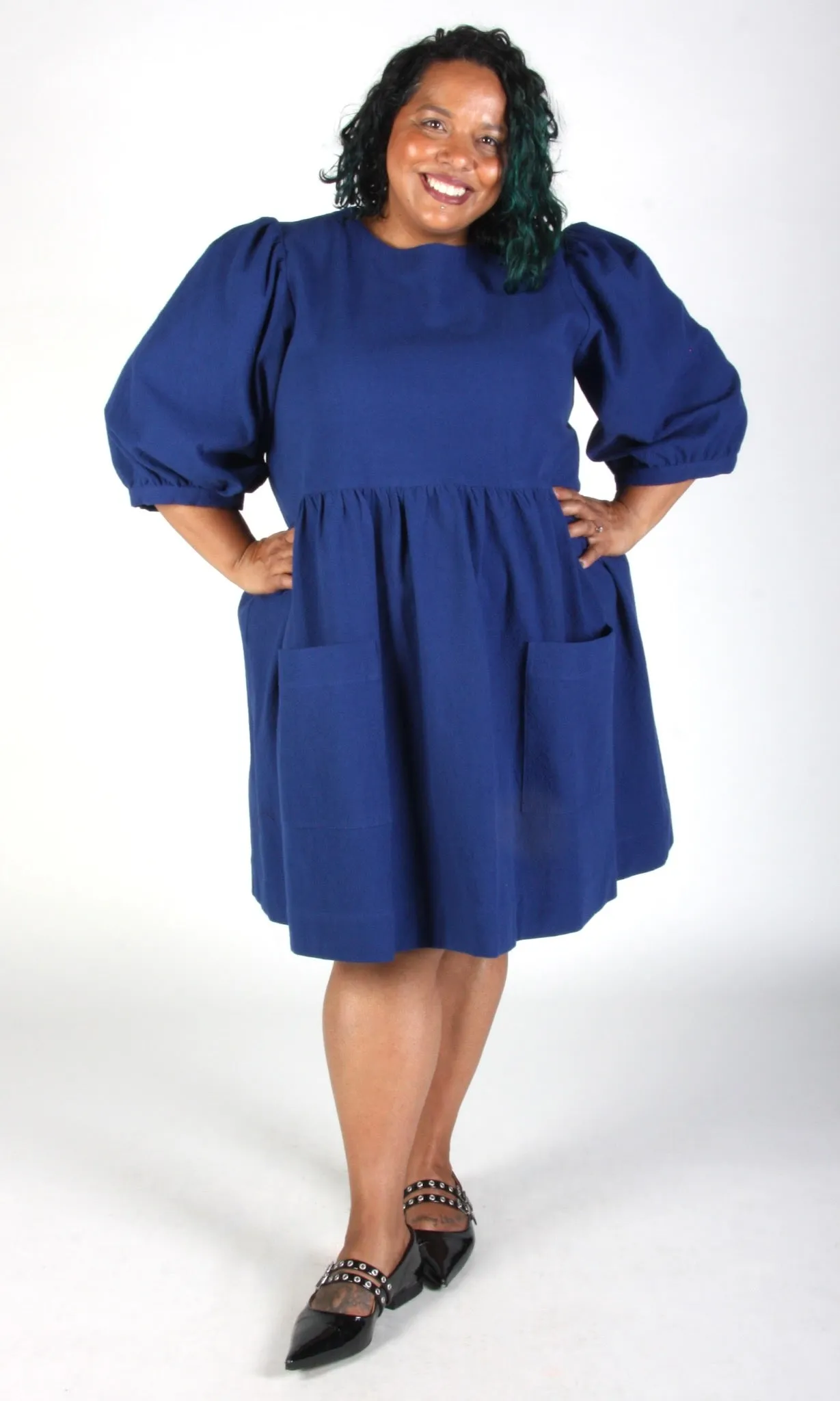 SS550 - 2X - Flowerpiercer Dress - Royal sold by Birds of North America product image thumbnail 5