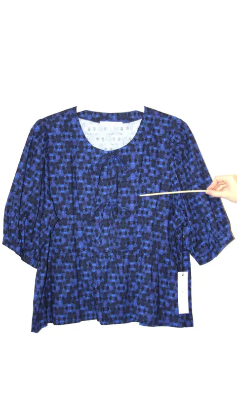 SS593 - 3X - Nunlet Top - Zaffre Glass made by Birds of North America