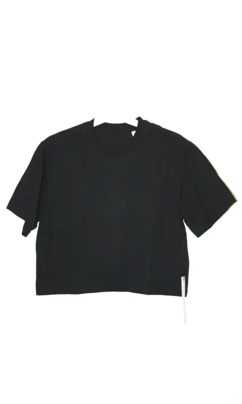 SS653 - XS - Cropped Tee - Black made by Birds of North America