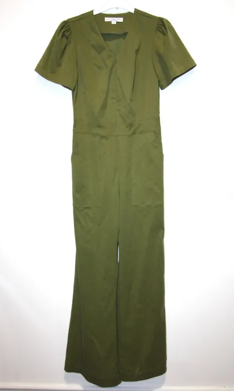 SS716 - 4 - Jumpsuit Sample - Olive made by Birds of North America