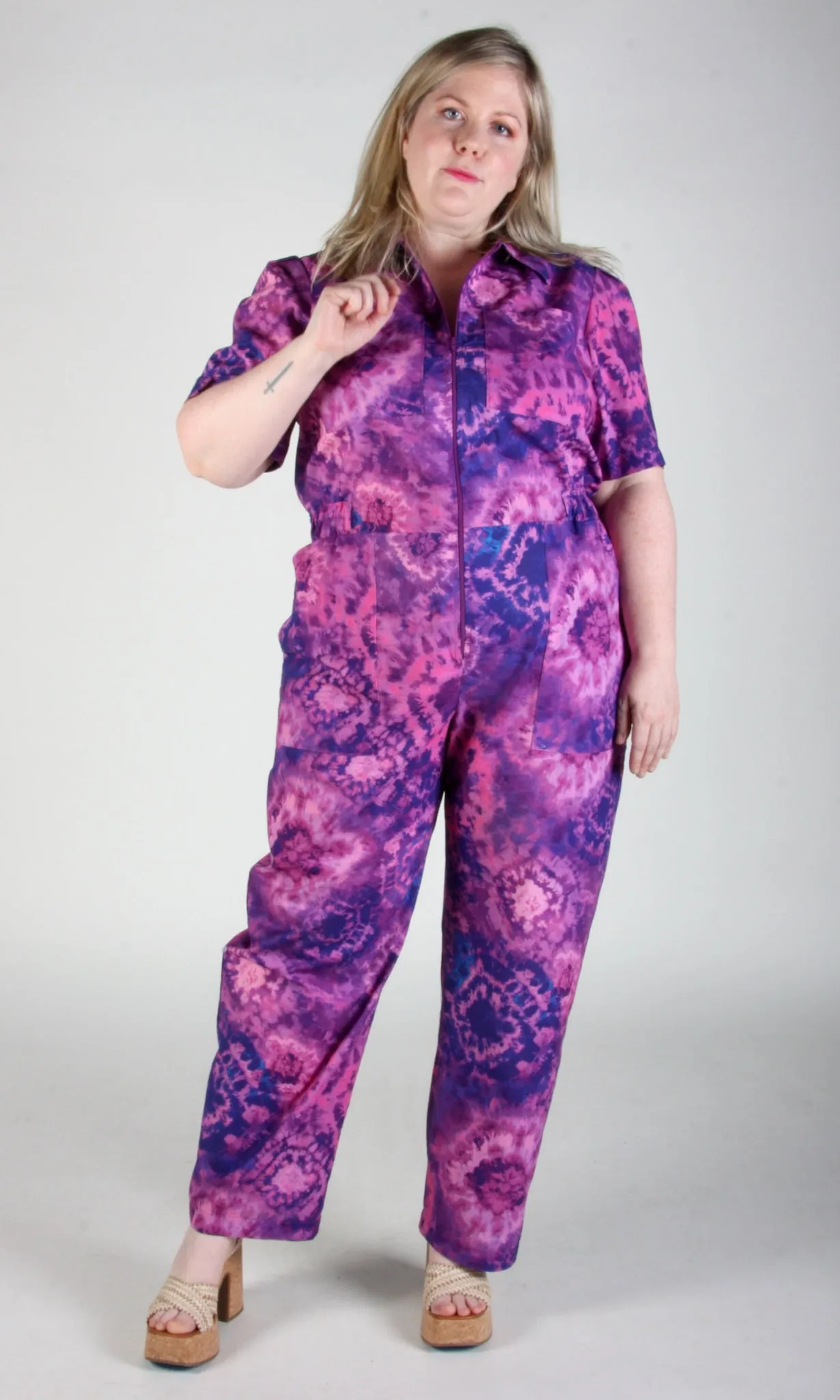SS691 - S - Twillick Jumpsuit - McGurple sold by Birds of North America product image thumbnail 4