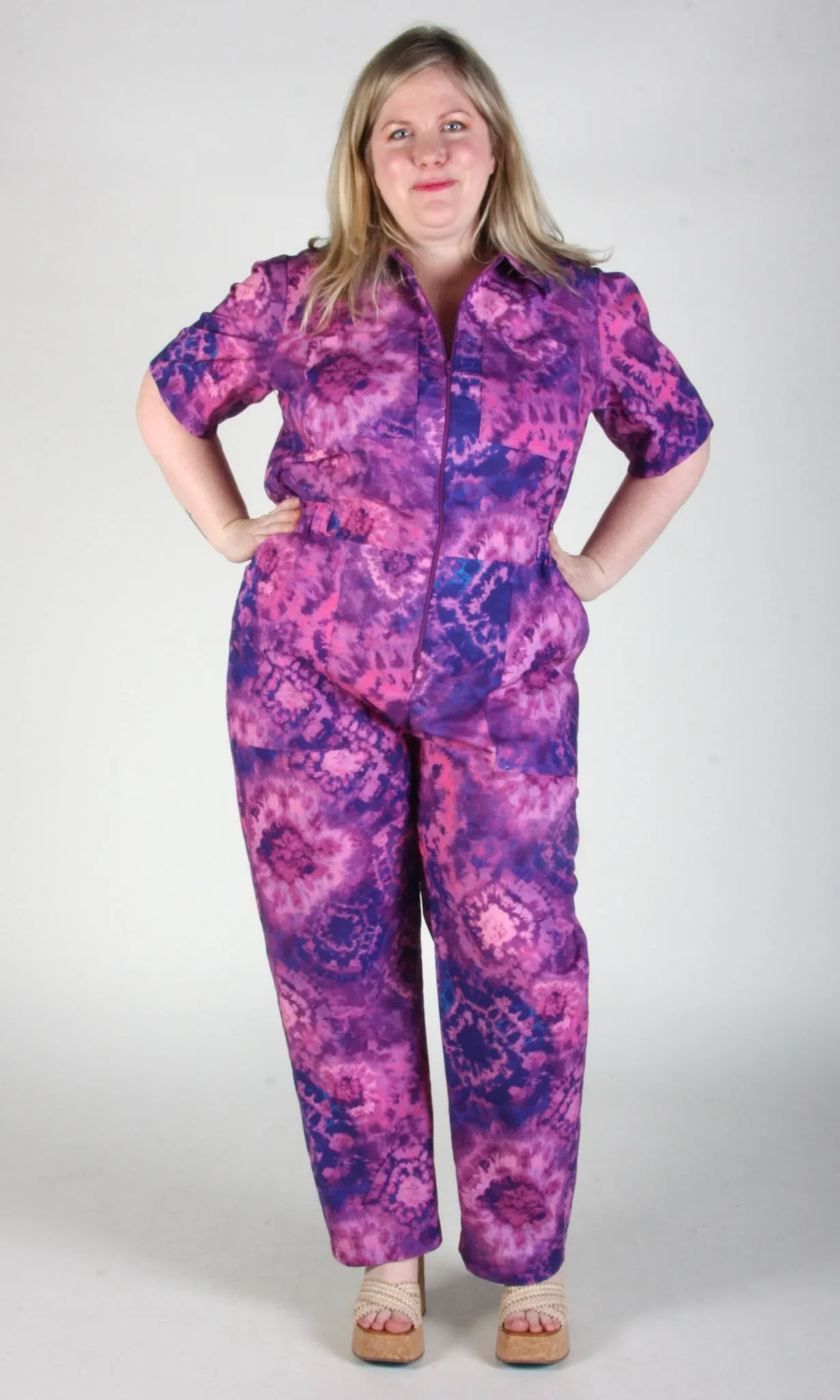 SS691 - S - Twillick Jumpsuit - McGurple sold by Birds of North America product image thumbnail 5
